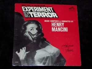 "EXPERIMENT IN TERROR", EIN EXTREM SELTENER ORIGINAL VERSIEGELTER & SIGNIERTER LP-FUND  - Bild 1 von 3