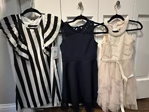 3 Girls Dresses Sz10 Rare Editions, Bonnie Jean & Zunie Beautiful Condition - Picture 1 of 7