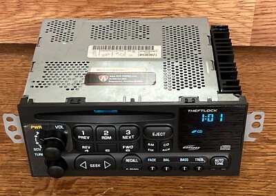 Como nuevo/como nuevo OEM 1997-2002 Delco Chevy Camaro AM/FM/CD Monzón RADIO estéreo Foto 1 de 4