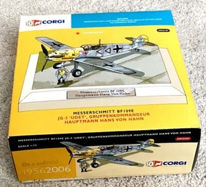 Corgi AN32107 1/72 Messerschmitt BF109E Hans Von Hahn - 50th Anniversary Edition - Picture 1 of 12