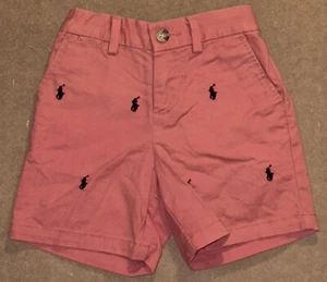 Used Polo Ralph Lauren Boys Pink, Blue, Khaki And Swimming Shorts Size 24M Youth - Picture 1 of 19