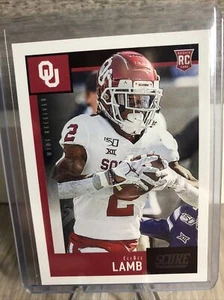 2020 Score CEEDEE LAMB Rookie SP Red Parallel Dallas Cowboys Oklahoma RC No.416 - Picture 1 of 6