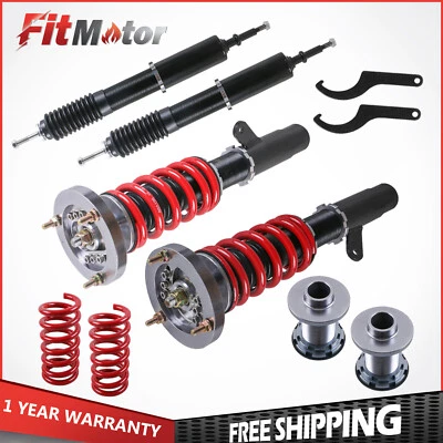 Front Rear Side Coilovers Struts For 06-11 BMW 3-Series 325i 328i E90 E91 RWD - Image 1 of 4