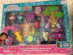Gabby's Dollhouse Groove With Gabby & Friends Musical Set NEW Figures Dj Catnip - Picture 1 of 2