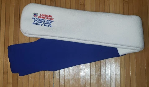 DALLAS COWBOYS Authentic Reebok NFL Lineman Game Socks Team Issued Blue New Cover