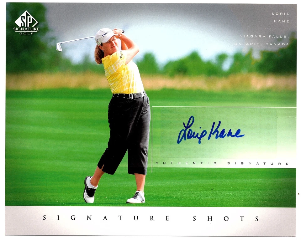 2004 SP Signature Lorie Kane 8x10 Autograph Photo - LPGA - Image 1 of 1
