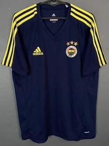 MEN'S ADIDAS FENERBAHCE SK 2017/2018 SOCCER FOOTBALL SHIRT JERSEY MAILLOT SIZE L - Picture 1 of 9