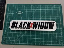 Black Widow 3D printed title logo color desk shelf wall Marvel