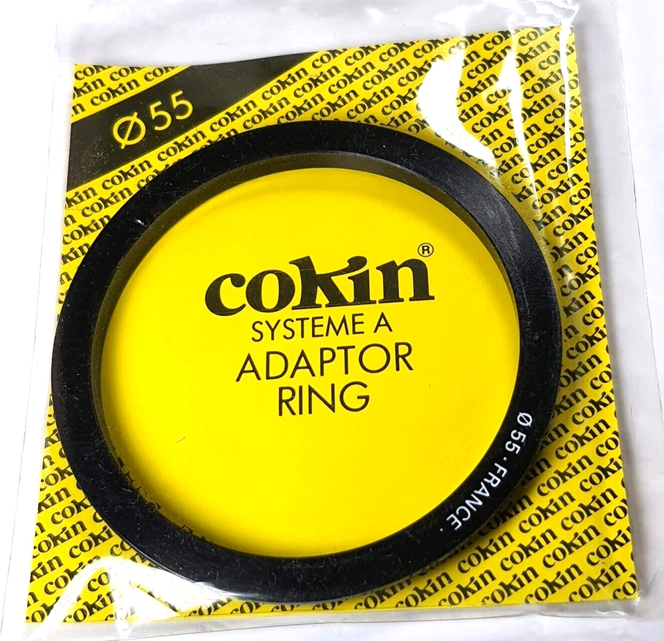 Genuine Cokin A Series 55mm Adapter Ring A455 France Made Thread to A System - Image 1 of 4