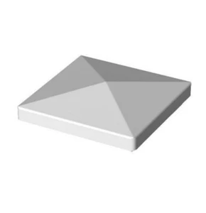 Tapa de poste de riel Titan Pro blanca 73018242 (3,25x3,25 - Imagen 1 de 3