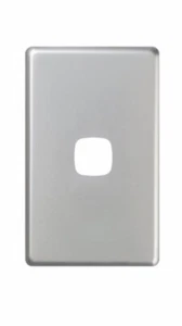 1 x HPM Excel 1-Gang Switch Matt Silver Cover Plate XL770/1PLMS - Brand New - Picture 1 of 1