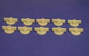 10 FORD & AMC PLASTIC SELF THREADING AIR CLEANER WING NUTS FIT 1/4" (M6.3) STUD - Picture 1 of 9