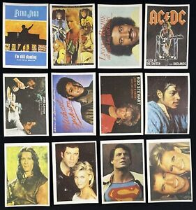 1984 Super Exito Stickers Set (216/216) Michael Jackson Superman Star Wars