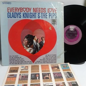 Gladys Knight & The Pips Everybody Needs Love 1967 Soul SS706 Shrink Wrap VG+ Lp - Imagen 1 de 10