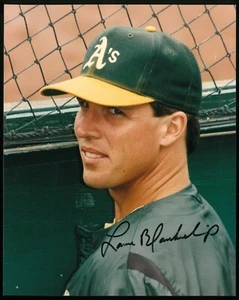 Foto 8x10 firmada autografiada por Lance Blankenship - Oakland A's - Imagen 1 de 1