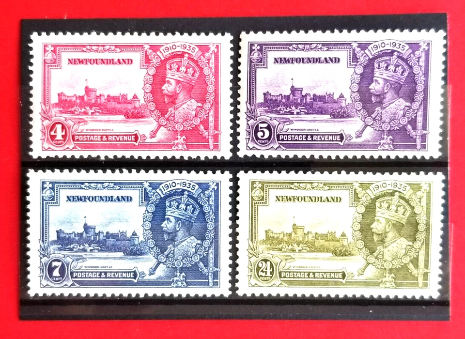 Canada Newfoundland #226-229 Silver Jubilee Issue MH - Image 1 of 1