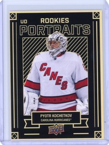 2022-23 UD Series 2 UD Rookies Portraits Pyotr Kochetkov SP  Hurricanes P-45