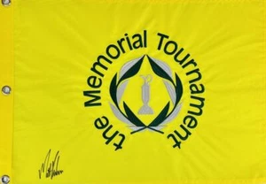 MATT KUCHAR SIGNED 2013 THE MEMORIAL GOLF PIN CHAMPION FLAG AUTOGRAPH J1 - Picture 1 of 1