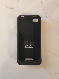 Mophie Juice Pack Plus Battery Case iPhone 4s And 4 Black White Vtg - Picture 1 of 3