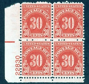 Stamps United States, Scott # J85a Mint NH plate block - Picture 1 of 1