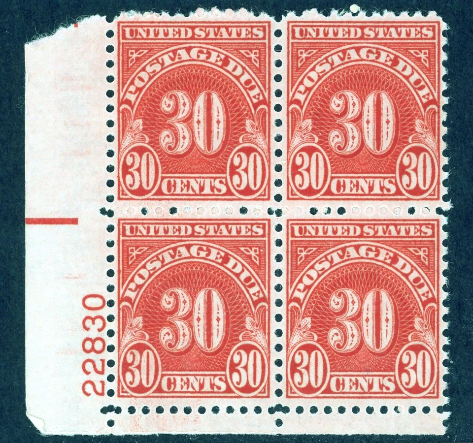 Stamps United States, Scott # J85a Mint NH plate block - Image 1 of 1