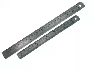 Neilson 2 Stück Zollstock 12 Zoll 300 mm und 6 Zoll 150 mm Packung mit 1 Satz mit 2 Linealen - Bild 1 von 1