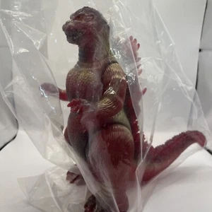 Marusan Godzilla1989 Biogoji durchscheinend rot Vinyl Sofubi neu in Tasche mit Etikett - Bild 1 von 5