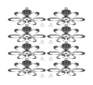 Led Garage Lights 8 Pack,200W Super Bright Garage Light,Adjustable Panels Def... - Picture 1 of 7
