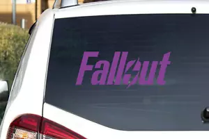 Fallout 76 Fallout 4 - CNC cut Decal Vinyl Sticker -Pic from multi colors! - Picture 1 of 13