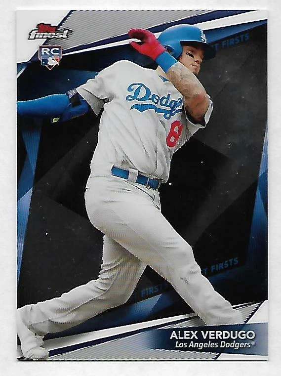 2018 TOPPS FINEST ALEX VERDUGO FINEST FIRSTS INSERT, #FF-AV, LOOK!!!!!! - Image 1 of 2