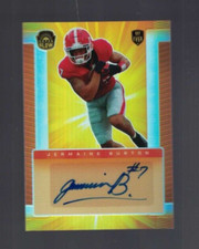 2021 Super Glow Sports RC Rookie 1st Ever Orange #/100 Jermaine Burton #323 Auto