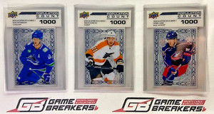 2023-24 Upper Deck Population Count 1000 Rookie Insert #PC-17 Elias Pettersson