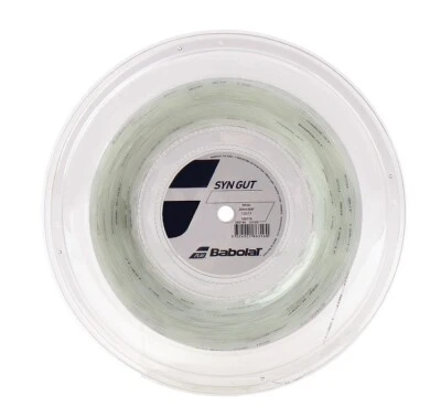 Babolat Syngut 1.25mm 660ft 200m Tennis Racket String Reel White 186316 - Image 1 of 3