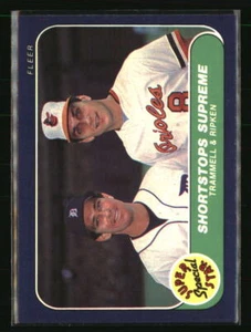Alan Trammell / Cal Ripken Jr. 1986 Fleer #633 BASEBALL Card - Picture 1 of 2