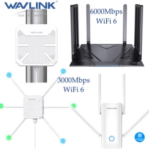 WiFi 6 3000Mbps WiFi Gigabit Router Dual Band WiFi Extender Repeater Long Range - Picture 1 of 75