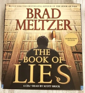The Book of Lies Audiobook Abridged Brad Meltzer Bonus material LN Pre-owned  - Picture 1 of 5