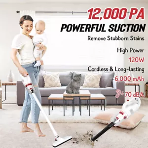 12Kpa Cordless Handheld Suction Stick 35 Mins Upright Vacuum 5-Year Warranty - Picture 1 of 13