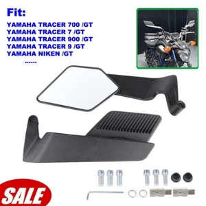 For Yamaha Tracer 9/900 /GT XSR700 SCR950 Side Rearview Mirrors Stealth Winglets - Picture 1 of 1