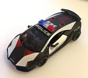 Nuevo 5" Kinsmart Lamborghini Sesto Elemento coche de policía modelo diecast juguete 1:38 - Imagen 1 de 9