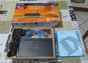 D-Link DSL-2640B Modem Router Wireless G ADSL2+ No Fibra compatto bassi consumi - Foto 1 di 6