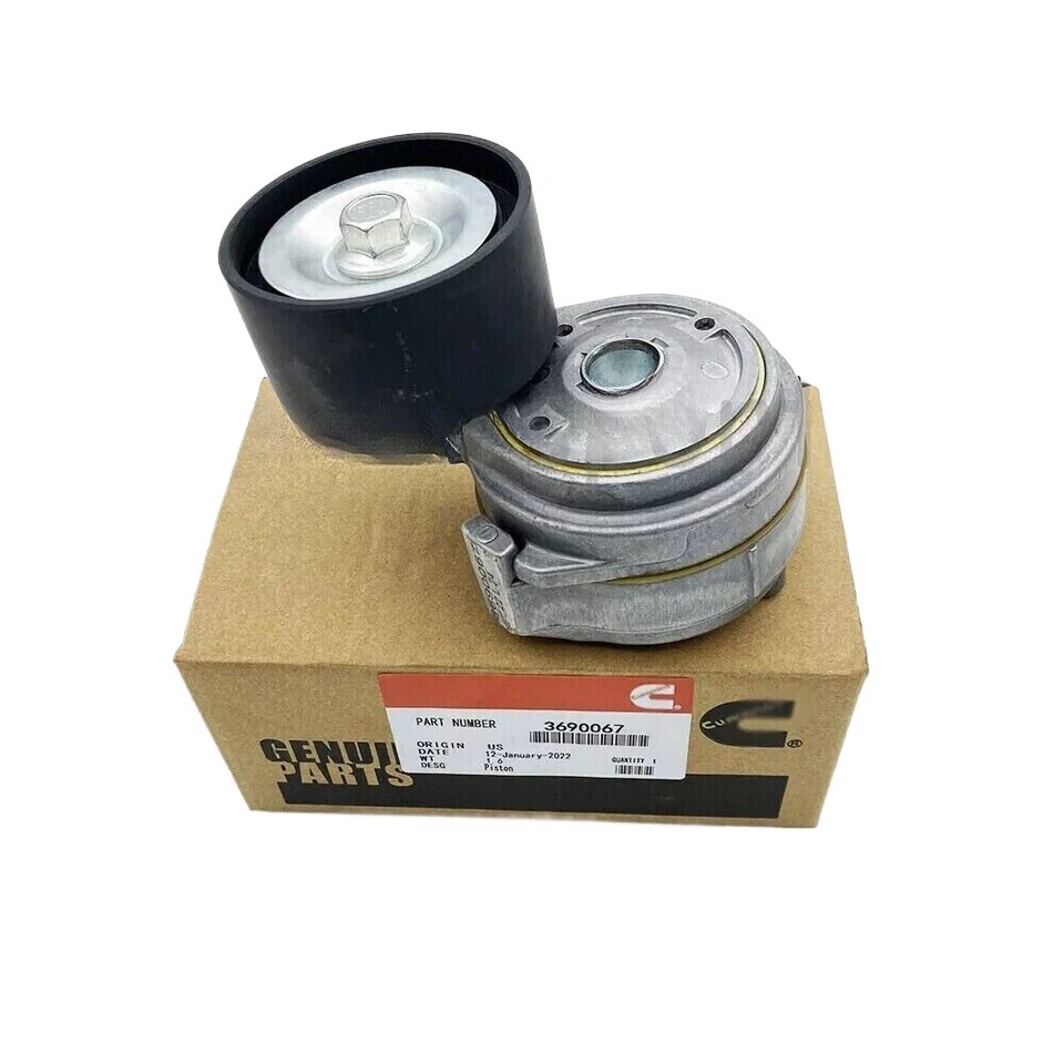 3690067 Belt Tensioner Pulley Fits For Cummins ISX Engine 2891940 3104149 New - Image 1 of 4