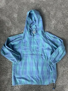 field gear jacket pull over blue plaid - Picture 1 of 3