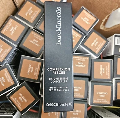 Corrector iluminador bareMinerals DEEP CASTNUT Complexion Rescue ¡LEER!  ¡NUEVO EN CAJA! Foto 1 de 4