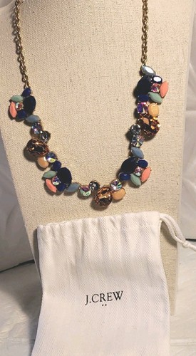 VETEMENTS J. Collana e borsa Crew Bright Multicolore AB Strass Statement tono oro