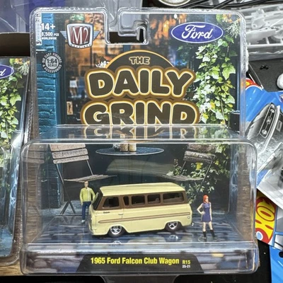 M2 MACHINES DIORAMA AUTO FIGS 1965 FORD FALCON CLUB WAGON R15 - Image 1 of 3