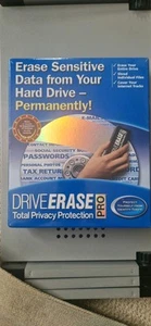 DRIVE ERASE PRO Total Privacy Protection NEW SEALED Erase Hard Drive Data - Picture 1 of 2