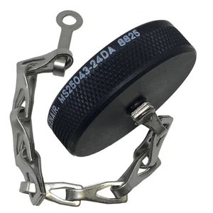 MS25043-24DA Glenair Connettore Circolare Mil Spec Tappo Polvere - Foto 1 di 2