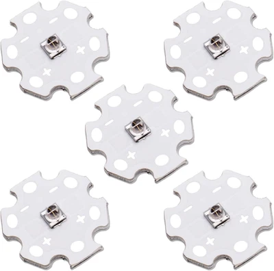 LEDGUHON 5Pcs 850Nm IR High Power Tiny LED Chip 3535 SMD COB LED Infrared Emitting IR wit