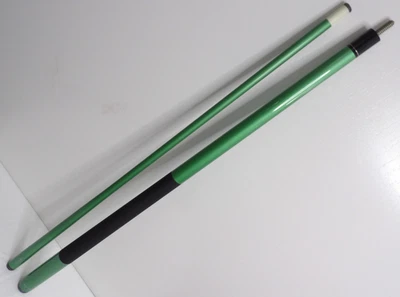 HARVARD GRAPHITE COMPOSITE 58" 19 OZ POOL STRAIGHT LINE CUE STICK GREEN BLACK - Image 1 of 4