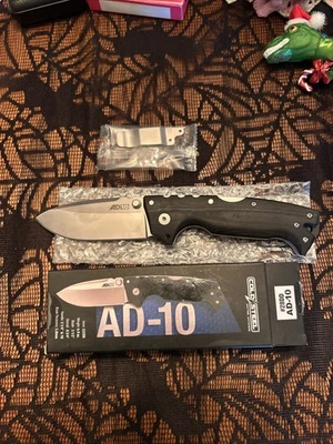 Navaja de Bolsillo Plegable Cold Steel 28DD AD-10 S35VN 3.5" con Funda Nueva Caja Abierta Foto 1 de 4